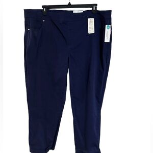 New Westbound Navy pant . Size 24W NWT